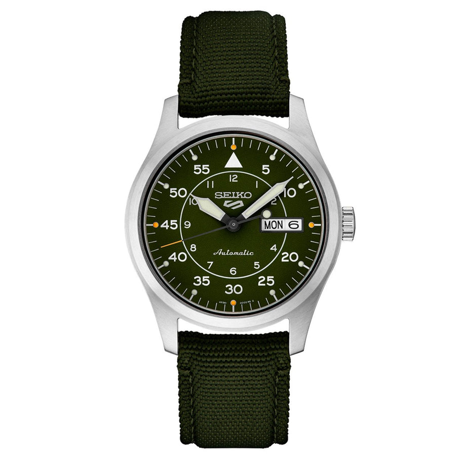 Seiko 5 SRPH29 Sports Automatic Green Dial Watch