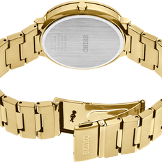 Seiko SUR488 Essentials Black Sunray Dial Gold Women's Watch