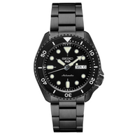 SRPD65 Seiko 5 Sports Black Dial Automatic Stainless Steel Men's Watch
