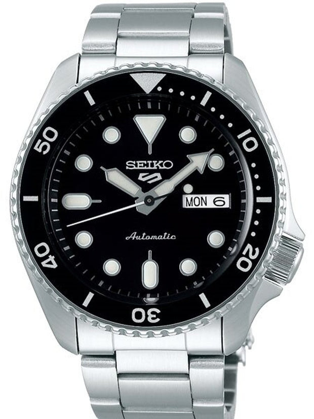 SRPD55 Seiko 5 Sports Automatic Watch with Black Dial