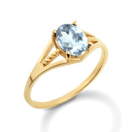 Gold Ladies Birthstone Ring (Available in Yellow/Rose/White Gold)