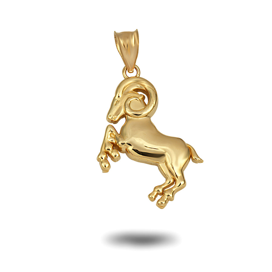 Gold Zodiac Symbol Pendant Necklace (Available in Yellow/White/Rose Gold)