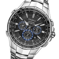 SSG009 Seiko Coutura Radio Sync Solar Chronograph Stainless Men's Watch