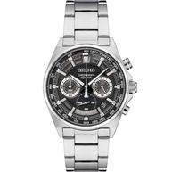 Seiko SSB397 Essentials Black Dial Stainless Steel Men's Watch