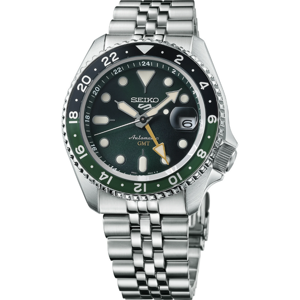 SSK035 SEIKO 5 SPORT Automatic Green Dial Stainless Men's Watch