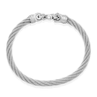 Invicta Men's Twisted Cable Cuff Bracelet (6mm) - XL