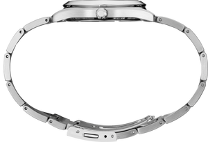 Seiko SUR361 Essentials Quartz Black Dial Steel Bracelet Men's Watch