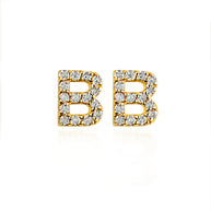 Yellow Gold Diamond Letter 