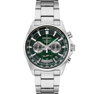 Seiko SSB405 Chronograph Green Dial Stainless Steel Men's Watch