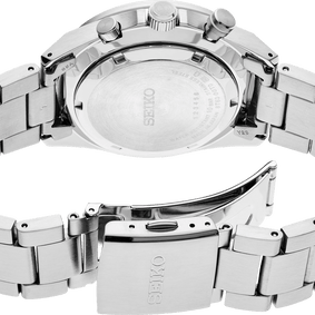 Seiko SSB405 Chronograph Green Dial Stainless Steel Men's Watch