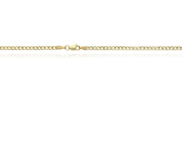 10K Yellow Gold Curb Cuban Chain
