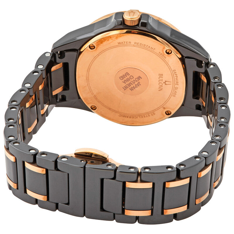 Bulova 98R242 Marine Star Diamond Black Mother-of-Pearl Two-Tone Women's Watch