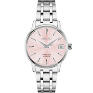 SEIKO SRP839 Presage Stainless Steel Pink Dial Women's Watch