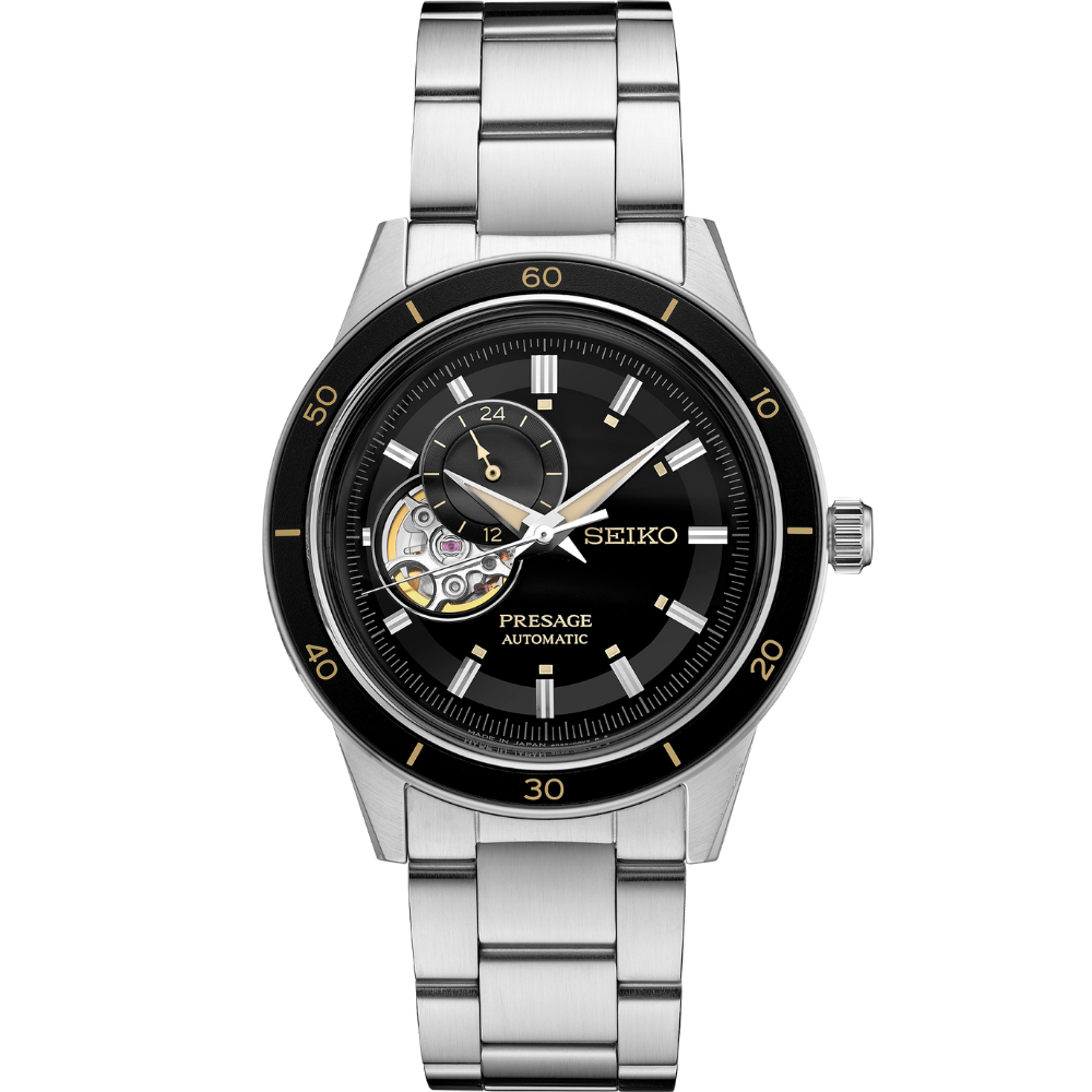 SSA425 Seiko Automatic Presage Black Men's Watch
