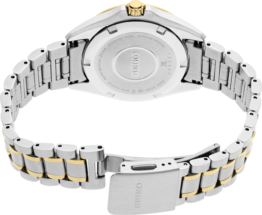 SUR608 Seiko Essentials MOP Dial Two-tone Women's Watch
