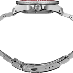 SRPL11 Seiko Prospex Samurai Diver Red Dial Stainless Steel Watch