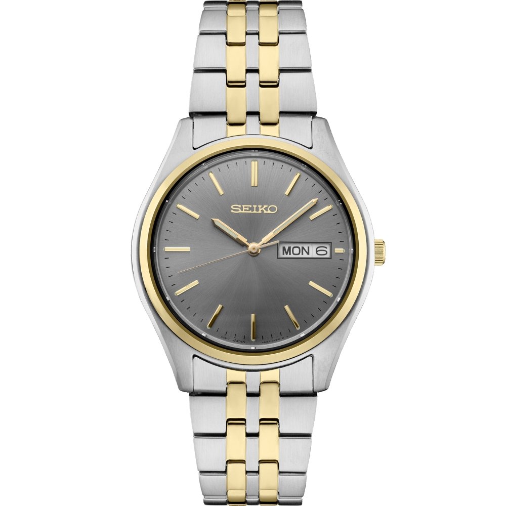 Seiko SUR432 Essentials Quartz Gray Dial Men's Watch