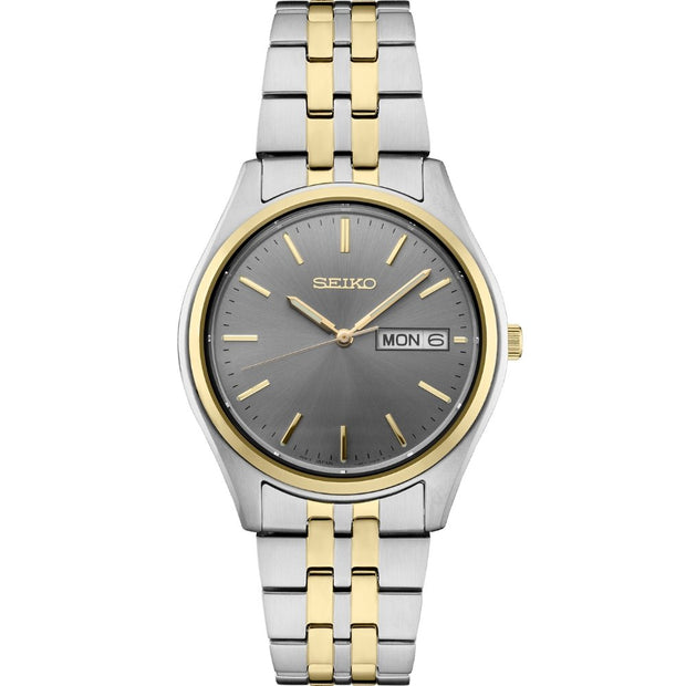 Seiko SUR432 Essentials Quartz Gray Dial Men's Watch