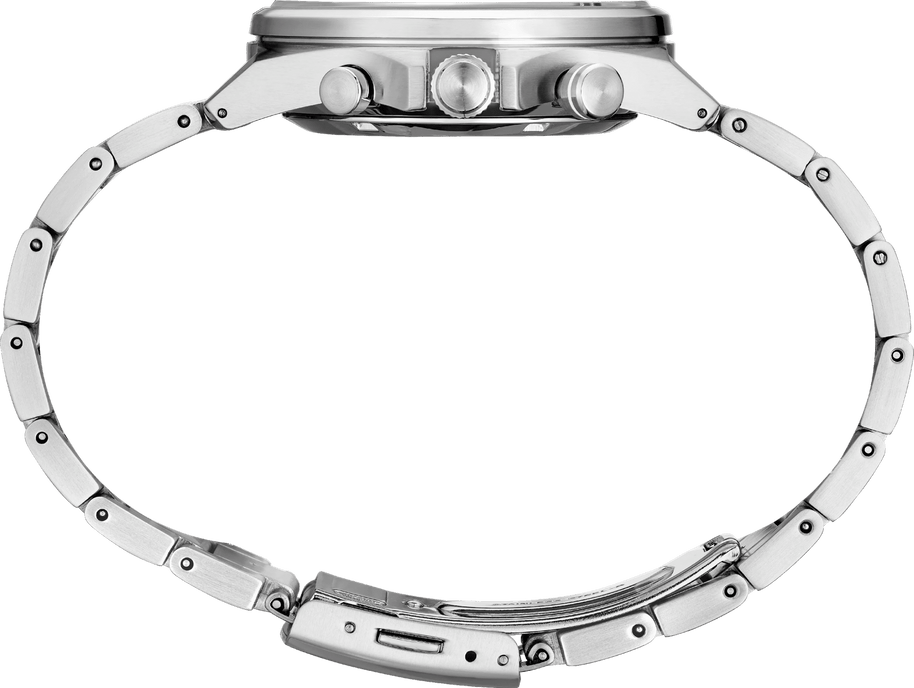 Seiko SSB397 Essentials Black Dial Stainless Steel Men's Watch