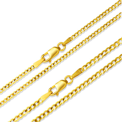 2.65mm Gold Miami Cuban Link Chain Necklace