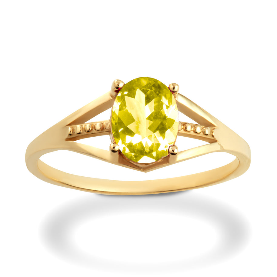Gold Ladies Birthstone Ring (Available in Yellow/Rose/White Gold)