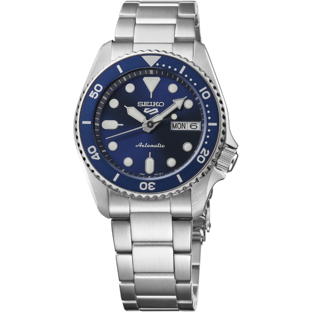 SEIKO 5 Sports SRPL77 Automatic Blue Dial Stainless Steel Men's Watch