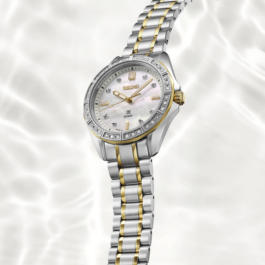 Seiko SUR622 Prospex Quartz Mother of Pearl Women's Watch image 2