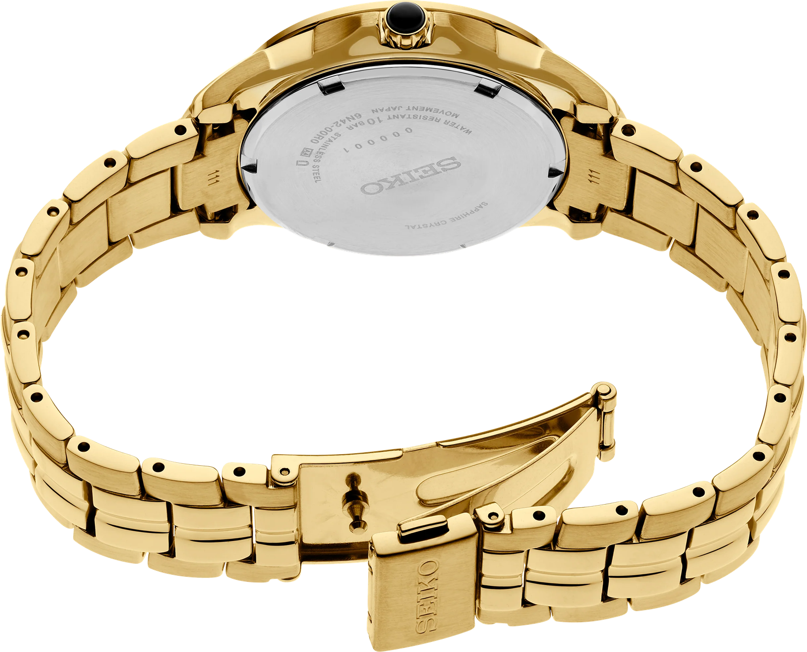 Seiko SUR592 Diamonds White Dial Stainless Steel Women’s Watch