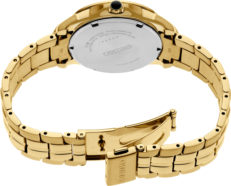 Seiko SUR592 Diamonds White Dial Stainless Steel Women’s Watch