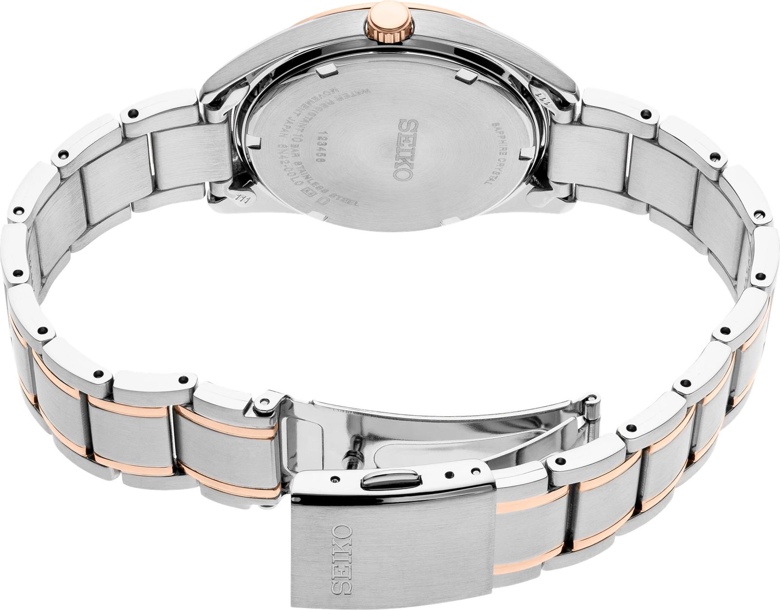 Seiko SUR322 Essentials Two-Tone Stainless Steel Women's Watch