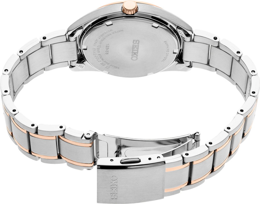 Seiko SUR322 Essentials Two-Tone Stainless Steel Women's Watch