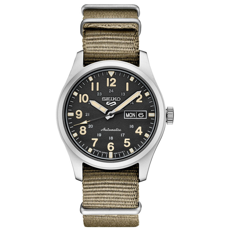 Seiko 5 SRPG35 - Sports Automatic Watch with Black Dial