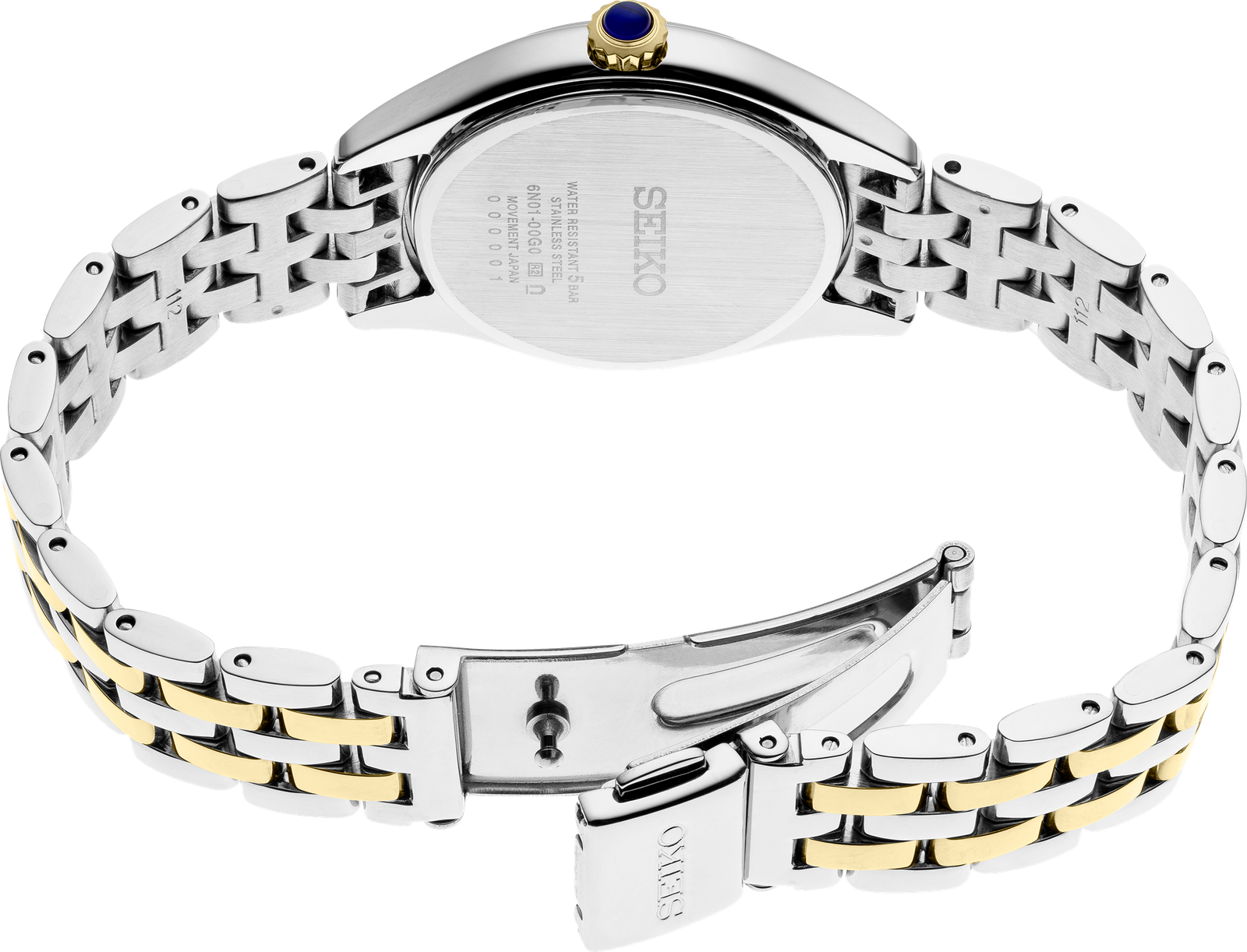 SUR392 Seiko Crystals Quartz White Dial Ladies Watch