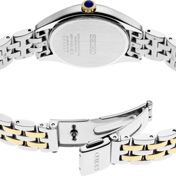 SUR392 Seiko Crystals Quartz White Dial Ladies Watch