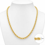 10K Yellow Gold Rope Chain