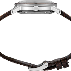 Seiko SRPL75 Presage Gold Dial Automatic Leather Men's Watch