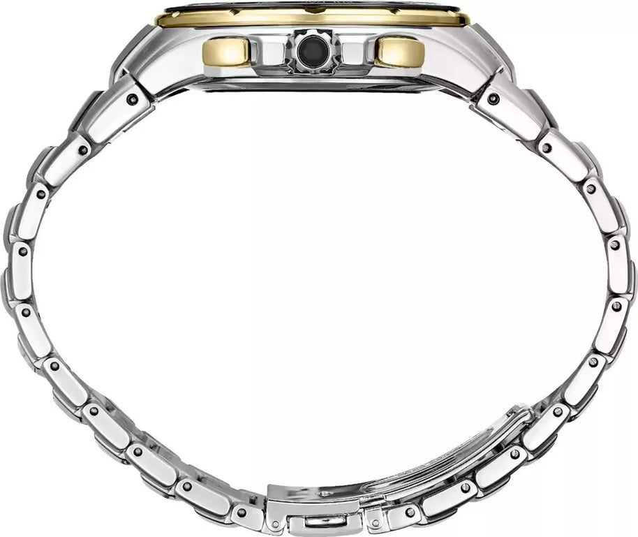SSG022 Seiko Coutura Radio Sync Solar Chronograph Two-Tone Mens Watch