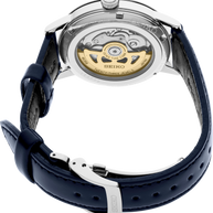 SRPE43 Seiko Men's Presage Automatic Blue Dial Leather Strap Watch