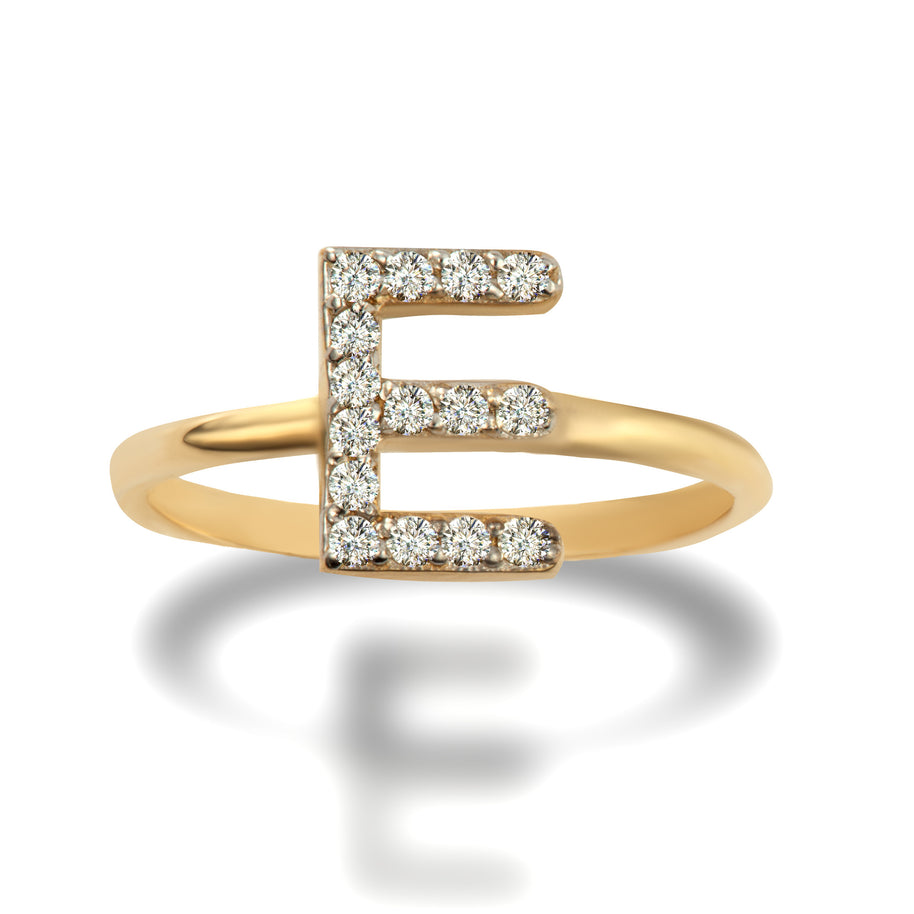 Gold Personalized Diamond Initial 