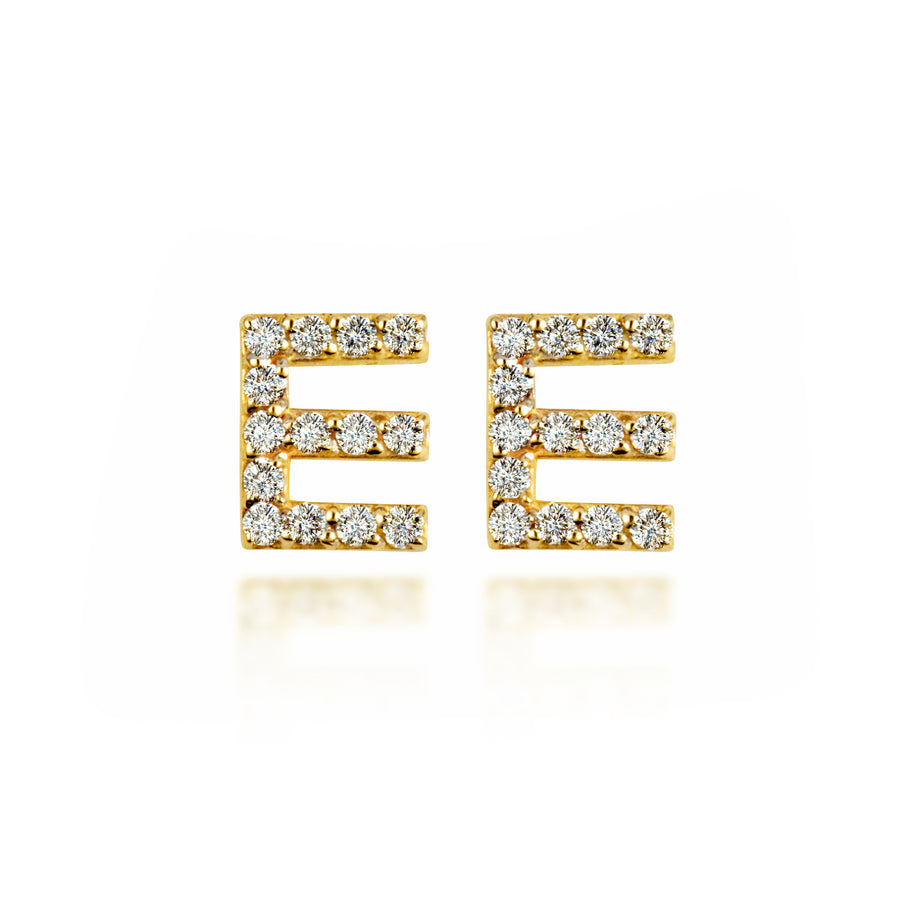 Yellow Gold Diamond Letter 