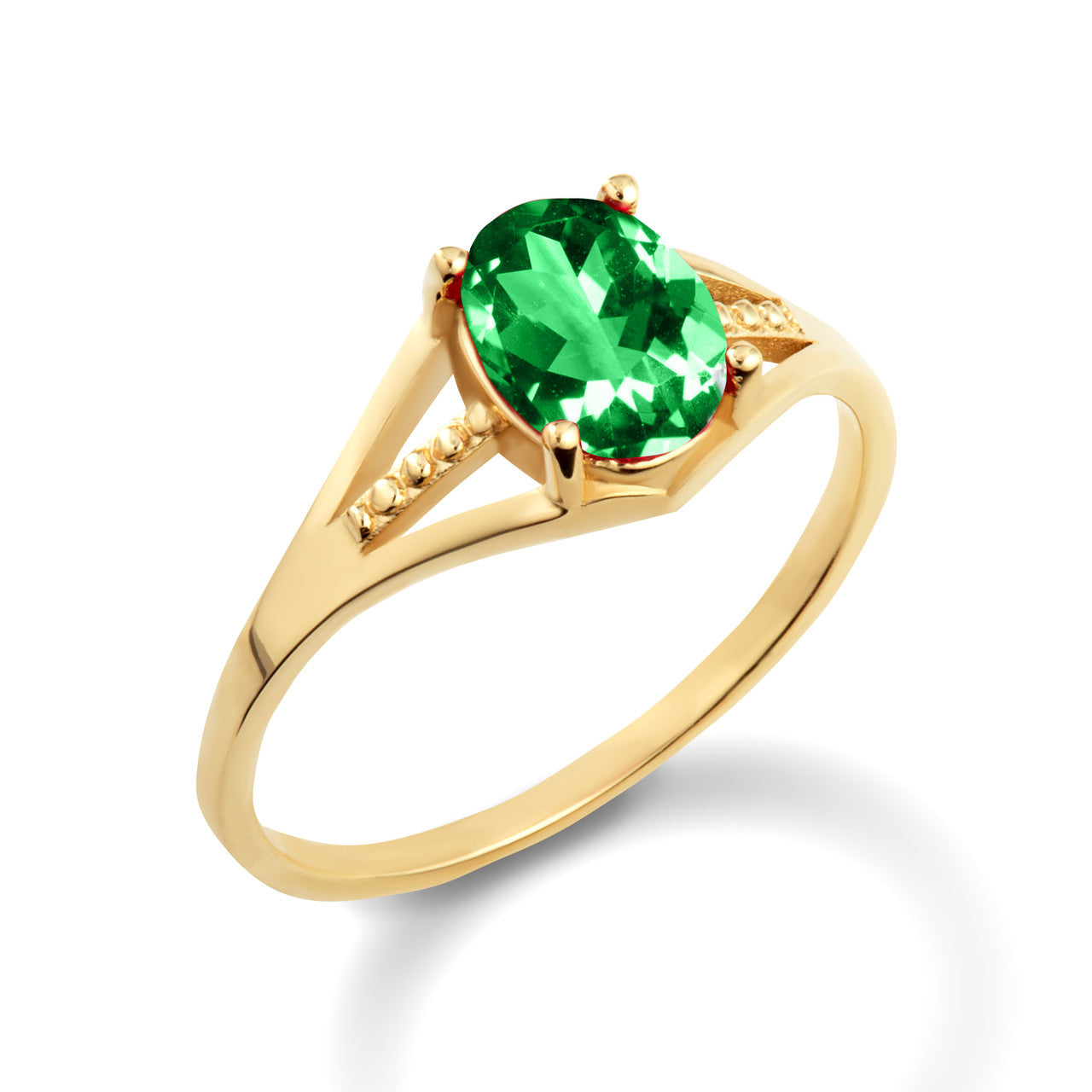 Gold Ladies Birthstone Ring (Available in Yellow/Rose/White Gold)