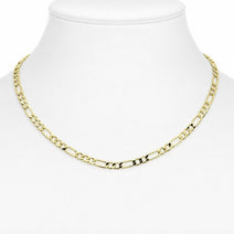 10K Yellow Gold Figaro Chain