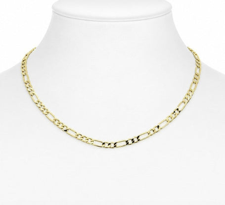 10K Yellow Gold Figaro Chain