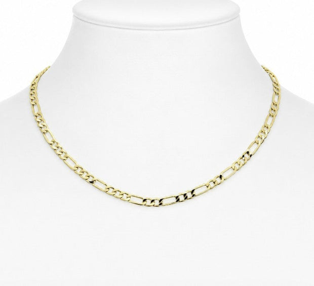10K Yellow Gold Figaro Chain