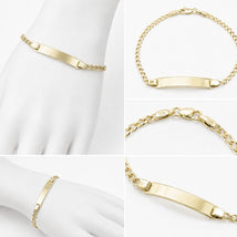 10K Yellow Gold Cuban ID Bracelet