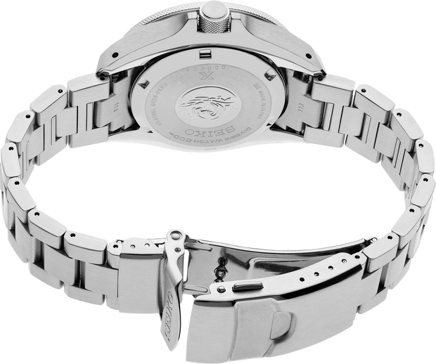 SRPL11 Seiko Prospex Samurai Diver Red Dial Stainless Steel Watch