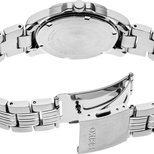 Seiko SUR355 Essentials Silver-tone Stainless Steel Men's Watch