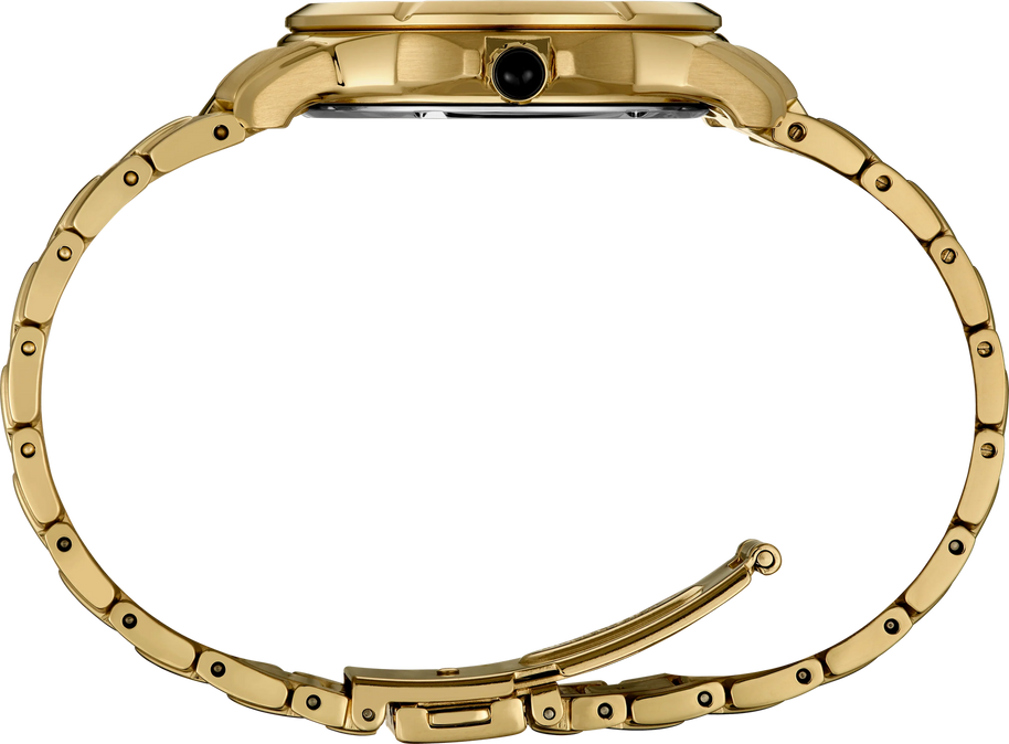 Seiko SUR588 Coutura Quartz MOP Dial Gold Tone Stainless Steel Ladies Watch