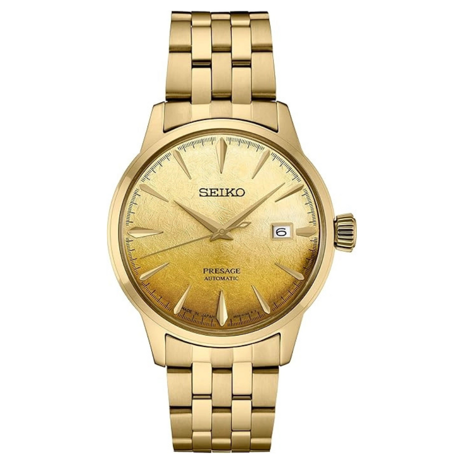 SRPK46 Seiko Presage Cocktail Gold Tone Men's Watch