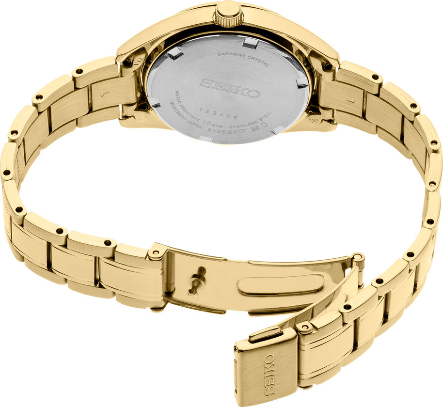 Seiko SUR558 Classic Quartz White Dial Two-tone Men's Watch